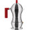 Alessi Pulcina MDL02/1 Μπρίκι Espresso 1Cup Inox/Red
