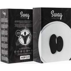 Sway No3 The Modern Lay-on Διπλός Δονητής για Ζευγάρια με Τηλεχειριστήριο Μαύρος
