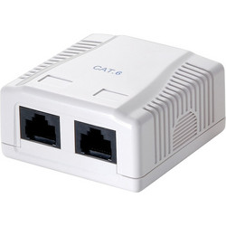 LogiLink NP0072 C6 UTP Wall Outlet 2port unshielded