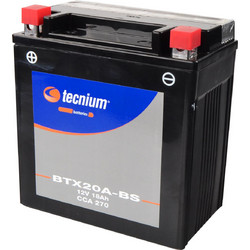 Tecnium Μπαταρία Μοτοσυκλέτας BTX20A-BS 270A 18Ah