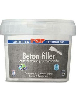 PGP Beton Filler ελαστομερής τσιμεντόστοκος με κεραμικά μικροσφαιρίδια γκρι 500gr 7170
