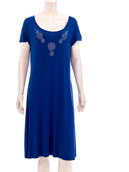 Billy Γυναικείο Κοντό Φόρεμα Παραλίας 782 Blue