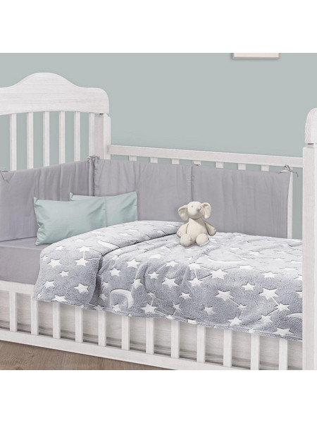 Das Home Relax 4835 Κουβέρτα Αγκαλιάς Fleece 80x110 Γκρι