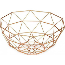 Sidirela Chic Φρουτιέρα Μεταλλική 1 Επίπεδο Ροζ 33.5x33.5x15εκ.Κωδικός: 31606753