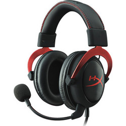 HyperX Cloud II Gaming Headset Over Ear Black Red