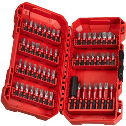 Milwaukee σετ 56τμχ shockwave μύτες & αντάπτορας 4932492006
