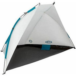 NILS Camp Τέντα Παραλίας Λευκή 105x210x110cm NC3039