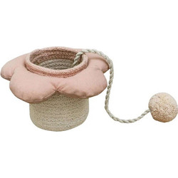 Παιχνίδι Καλάθι Με Μπάλα Flower LOR-BSK-FLOWER 15x10cm Beige-Pink Lorena Canals