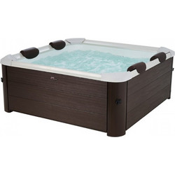 Tribeca Spa Μπανιέρα Ελεύθερης Τοποθέτησης Εξωτερικού Χώρου Ακρυλική με Υδρομασάζ 160x160cm