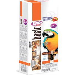 Lolo Pets Smakers Basic Parrots with Fruits & Nuts 250gr