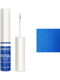 Andreia 01 Sapphire Metal Liquid Πινέλο Eyeliner 3.5ml