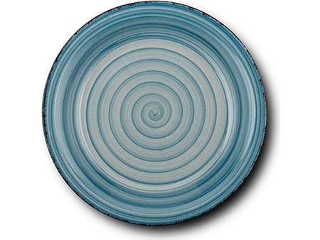 Nava Πιάτα Φρούτου Κεραμικά Lines Faded Blue 19.5cm 6τμχ 10-099-222