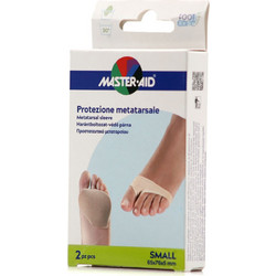 Master Aid Προστατευτικό Μεταταρσίου με Gel & Ύφασμα Small 2τμχ