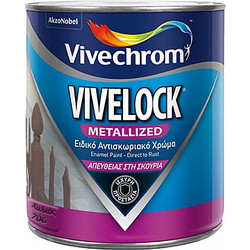 Vivechrom Vivelock Βερνικόχρωμα Διαλύτου Μετάλλου 706 Χαλκός Metallized 0.75lt