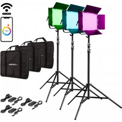 Walimex pro LED Rainbow 50W RGBWW Set 3