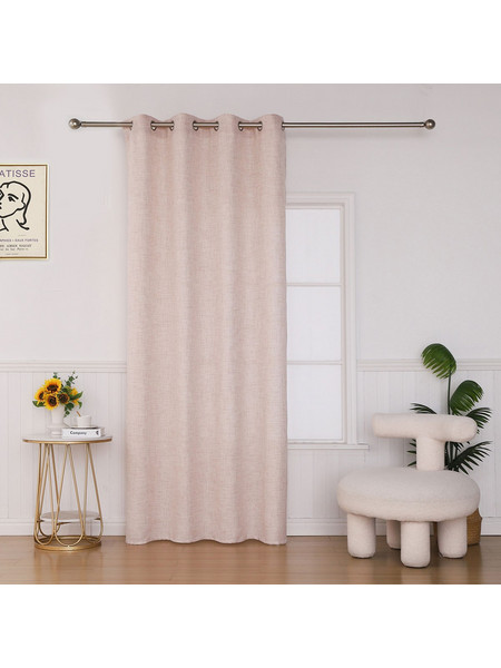 Βιοκαρπέτ Κουρτίνα με Τρουκς 140x285 Flavia 04 Beige
