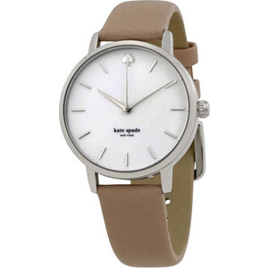 Kate Spade Metro Clocktower Γυναικείο Ρολόι με Καφέ Δερμάτινο Λουράκι KSW1141