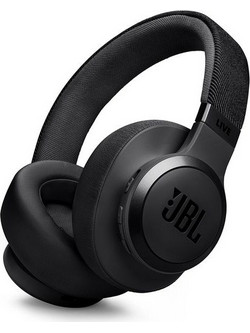 JBL Live 770NC Ενσύρματα & Ασύρματα Bluetooth Ακουστικά Over Ear με Noise Cancelling Μαύρα