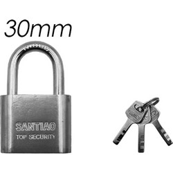 Ατσάλινο Λουκέτο Πέταλο με Κλειδί 30mm 101490 - OEM
