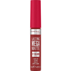 Rimmel London Lasting Mega Matte 500 Fire Starter Long Lasting Liquid Κραγιόν 7.4ml