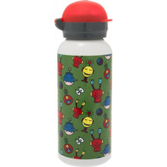 Polo Laken Colored Faces Παιδικό Μπουκάλι Θερμός Αλουμινίου BPA Free Πράσινο 450ml
