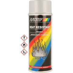 Motip Heat Resistant Σπρέι Θερμοκρασίας Silver 400ml