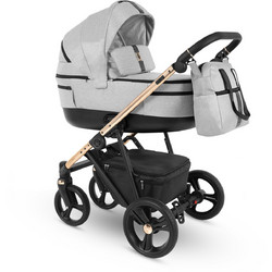Camarelo Belagio Καρότσι Μωρού 3 σε 1 Light Grey