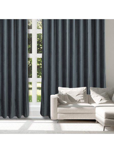 Das Home Κουρτίνα Συσκότισης Βελουτέ με Τρουκς 140x270 2231