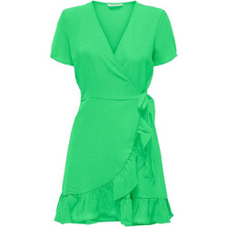 Only Marlie Mini Καλοκαιρινό Καθημερινό Φόρεμα Κρουαζέ Lime 15256777