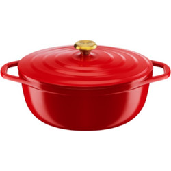Tefal Air Γάστρα Αλουμινίου Οβάλ Κόκκινη 30cm 5.5lt