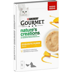 Purina Gourmet Nature's Creations Exquisite Puree Chicken 5x10gr
