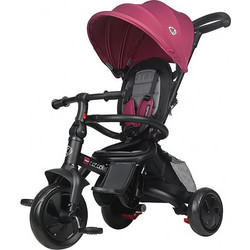 Smart Baby Coccolle Alegra Τρίκυκλο Ποδήλατο Αναδιπλούμενο με Σκίαστρο Χειρολαβή & Air Wheels για 18+ Μηνών Magenta