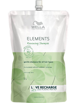 Wella Professionals Elements Renewing Refill Pouch Φυτικό Σαμπουάν 1lt
