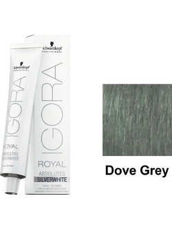 Schwarzkopf Igora Royal Absolutes Silverwhite Ασημί Μεσαίο Ημιμόνιμη Βαφή Μαλλιών 60ml