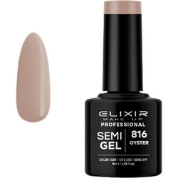 Elixir Semigel 816 Oyster Ημιμόνιμο Βερνίκι Νυχιών 8ml