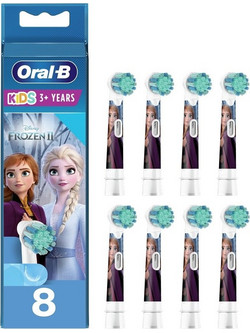 Oral-B Kids Multicolour Frozen Ανταλλακτικές Κεφαλές Παιδικής Ηλεκτρικής Οδοντόβουρτσας 8τμχ