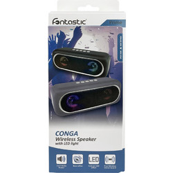 Fontastic Conga Ηχείο Bluetooth 10W με Ραδιόφωνο Μαύρο