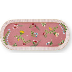 PIP STUDIO ΔΙΣΚΟΣ ΚΕΪΚ ΠΟΡΣΕΛΑΝΗ TRAY LA MAJORELLE PINK 33.3X15.5CM - 51018125