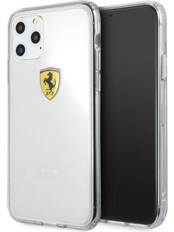 Ferrari 3D Logo Θήκη iPhone 11 Pro Max Clear FESTRHCN65TR