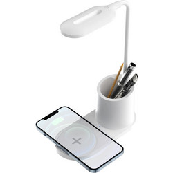 Φωτιστικό Γραφείου LED Fontastic (261831) με Ασύρματο Φορτιστή - Λευκό 261831