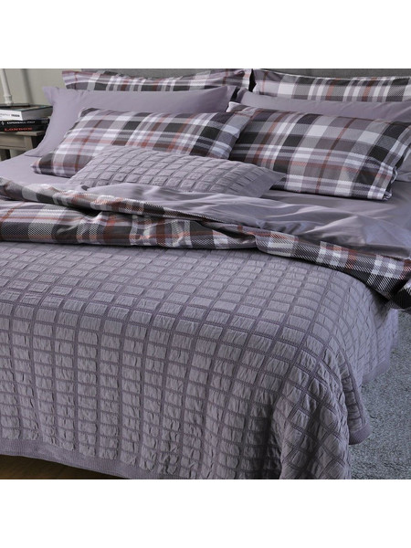 Κουβέρτα 1186 Lilac Down Town Μονό 170x240cm 100% Βαμβάκι
