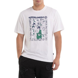 Μπλούζα Κοντομάνικη Franklin & Marshall Graphic Modern Greeks JM3224.000.1012P01-011-Off White Ανδρικό