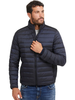 Guess Packable Realdown Ανδρικό Μπουφάν Χειμωνιάτικο Navy Μπλε M1RL47WDQ50-G7V2