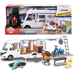 Dickie Toys Τροχόσπιτο Κάμπινγκ με Αξεσουάρ 203837021