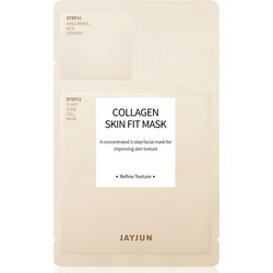Jayjun Okra Phyto Mucin Sheet Μάσκα Προσώπου για Ενυδάτωση Αντιγήρανση & Μαύρους Κύκλους με Κολλαγόνο 1τμχ