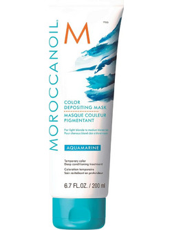 Moroccanoil Depositing Aquamarine Χρωμομάσκα Μαλλιών 200ml
