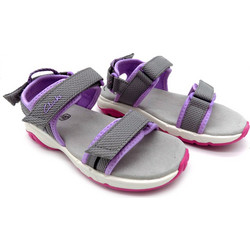 Clarks Παιδικά Πέδιλα για Κορίτσι Ανατομικά Γκρι 261575897