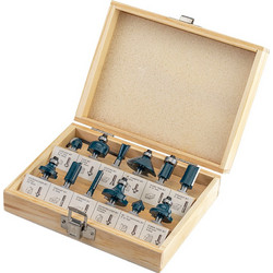BORMANN Pro BHT1615 Σετ Φρέζες Ρούτερ 12τεμ,6mm