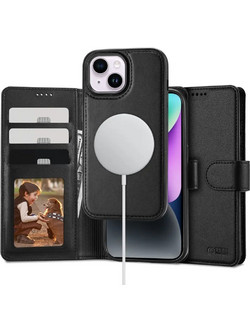 Θήκη iPhone 15 Tech-Protect Wallet MagSafe Black
