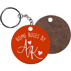 Ξύλινο Μπρελόκ με Home Rules
